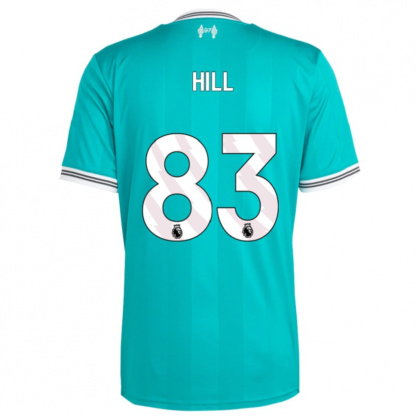 Danxen Mulher Camisola Thomas Hill #83 Verde Branco Terceiro 2025/26 Camisa Brasil