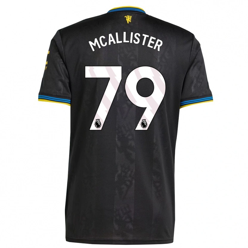 Danxen Mulher Camisola Finley Mcallister #79 Preto Amarelo Azul Terceiro 2025/26 Camisa Brasil
