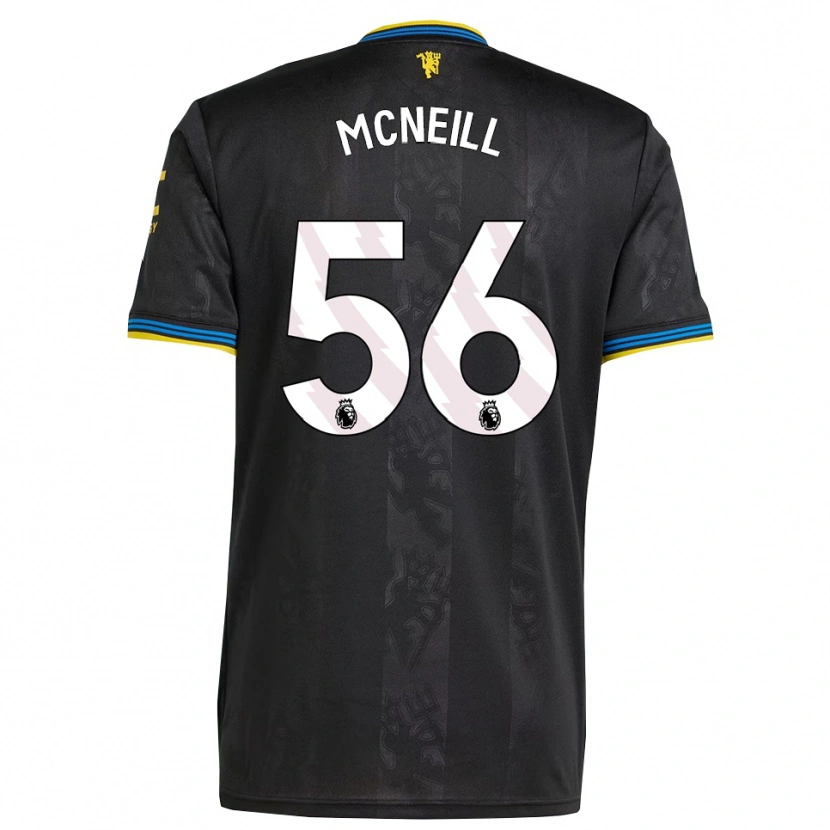 Danxen Mulher Camisola Charlie Mcneill #56 Preto Amarelo Azul Terceiro 2025/26 Camisa Brasil