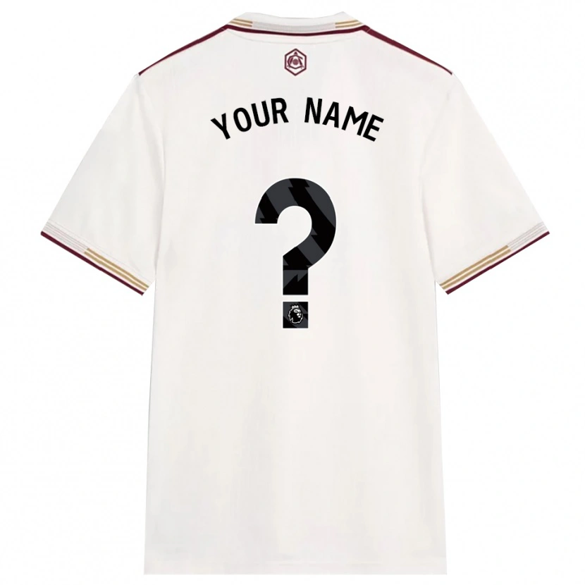 Danxen Mulher Camisola Seu Nome #0 Branco Sujo Borgonha Terceiro 2025/26 Camisa Brasil