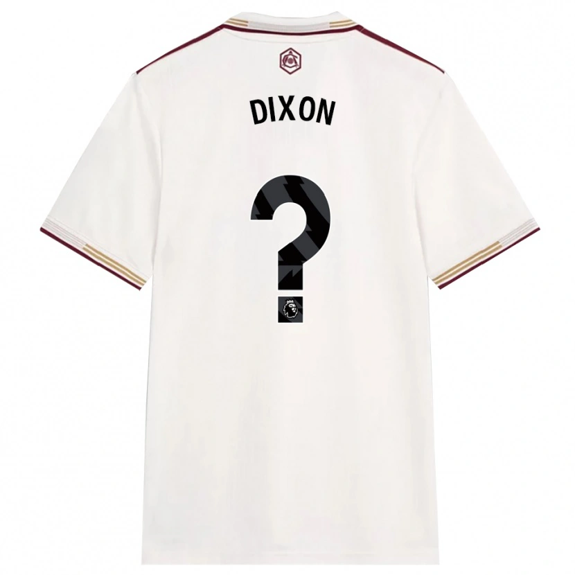 Danxen Mulher Camisola Danny Dixon #0 Branco Sujo Borgonha Terceiro 2025/26 Camisa Brasil