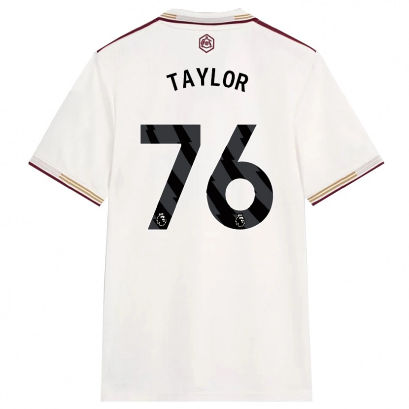 Danxen Mulher Camisola Kido Taylor Hart #76 Branco Sujo Borgonha Terceiro 2025/26 Camisa Brasil