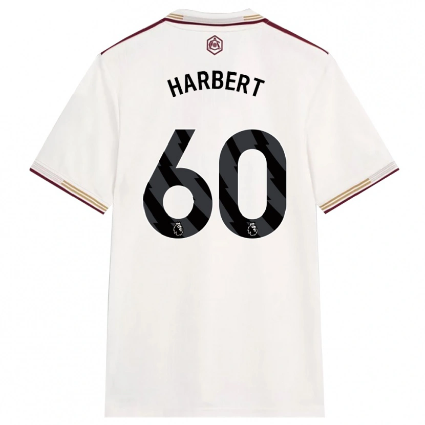 Danxen Mulher Camisola Laila Harbert #60 Branco Sujo Borgonha Terceiro 2025/26 Camisa Brasil