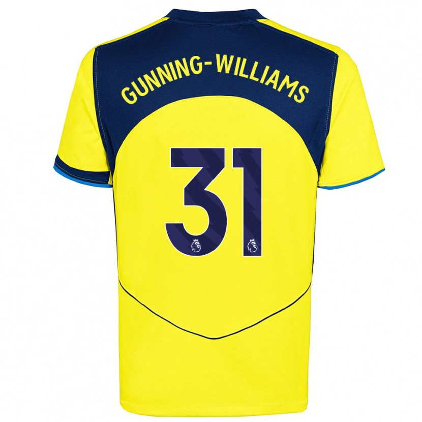 Danxen Mulher Camisola Lenna Gunning-Williams #31 Amarelo Marinho Terceiro 2025/26 Camisa Brasil