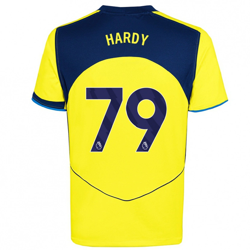 Danxen Mulher Camisola Malachi Hardy #79 Amarelo Marinho Terceiro 2025/26 Camisa Brasil