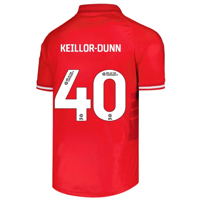 Danxen Criança Camisola Davis Keillor-Dunn #40 Vermelho Branco Principal 2025/26 Camisa Brasil