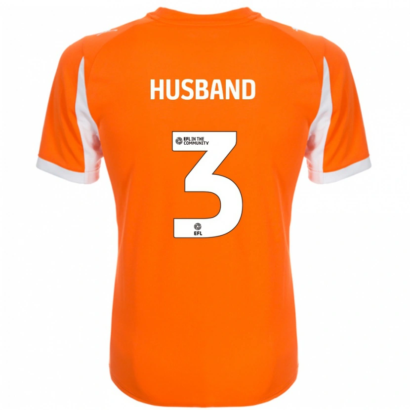 Danxen Criança Camisola James Husband #3 Laranja Branco Principal 2025/26 Camisa Brasil