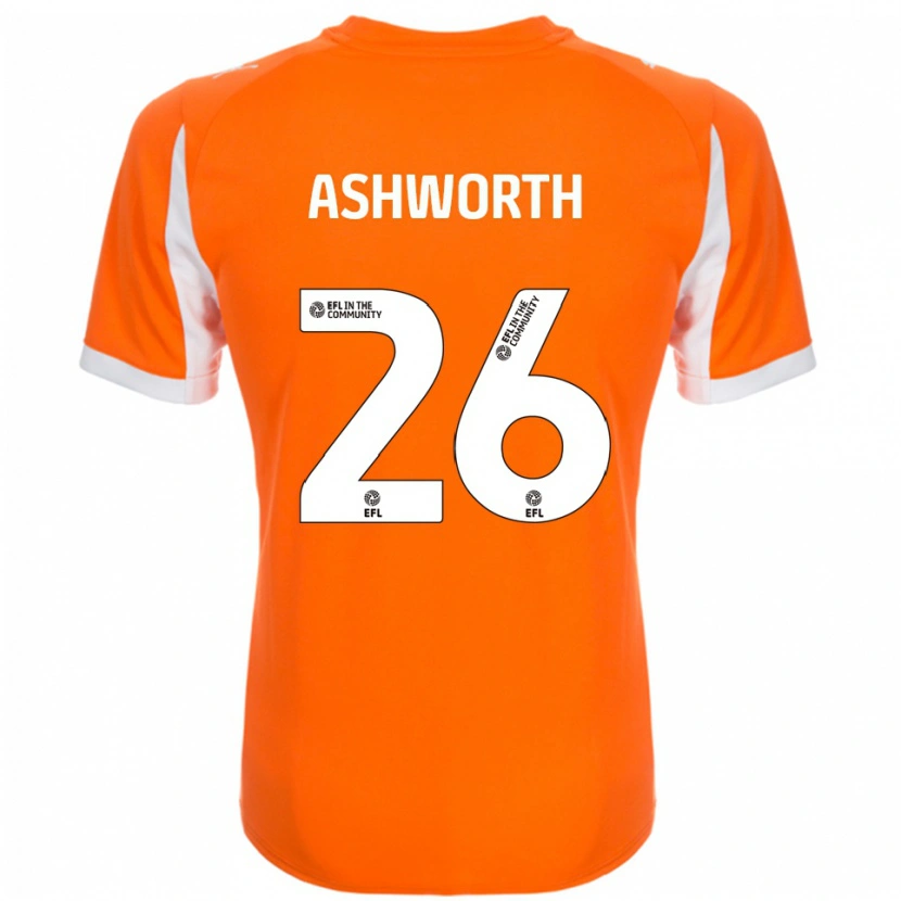 Danxen Criança Camisola Zac Ashworth #26 Laranja Branco Principal 2025/26 Camisa Brasil