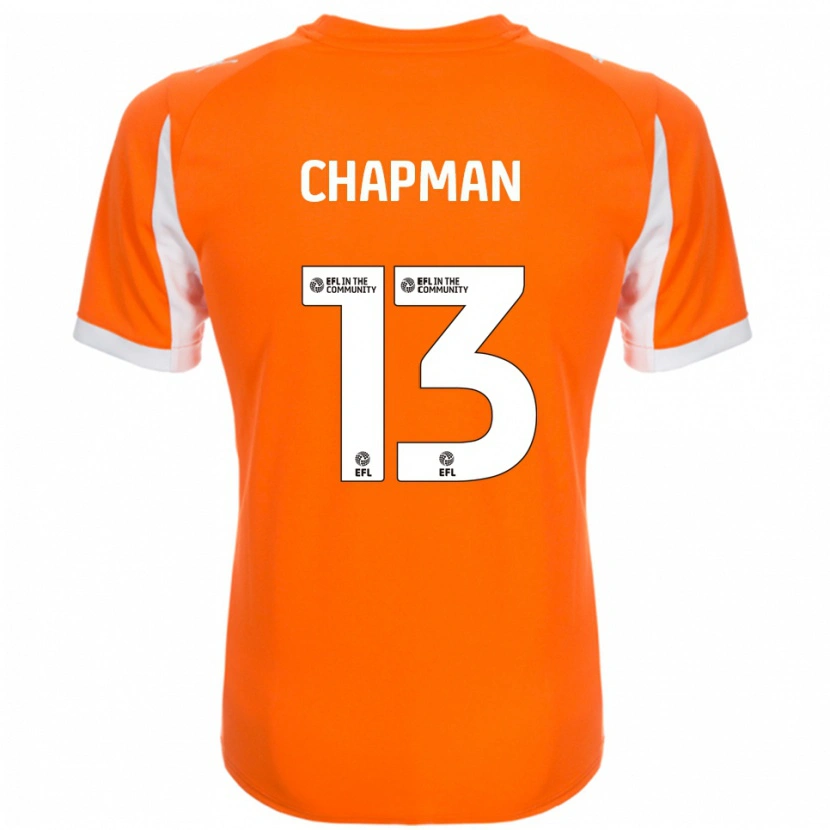 Danxen Criança Camisola Mackenzie Chapman #13 Laranja Branco Principal 2025/26 Camisa Brasil