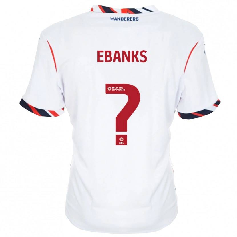 Danxen Criança Camisola Eve Ebanks #0 Branco Vermelho Principal 2025/26 Camisa Brasil