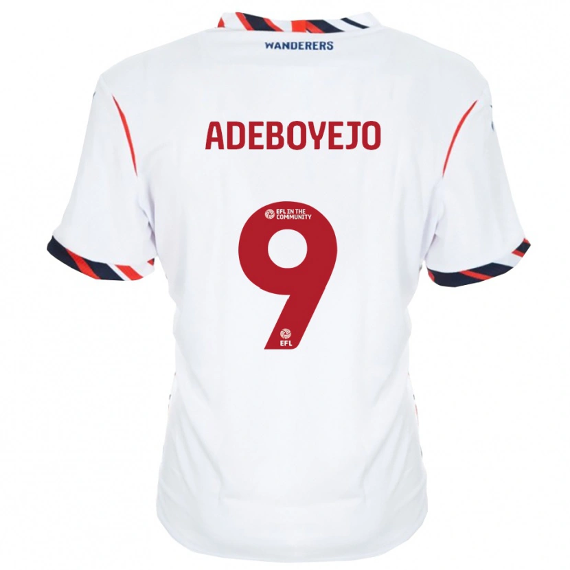 Danxen Criança Camisola Victor Adeboyejo #9 Branco Vermelho Principal 2025/26 Camisa Brasil