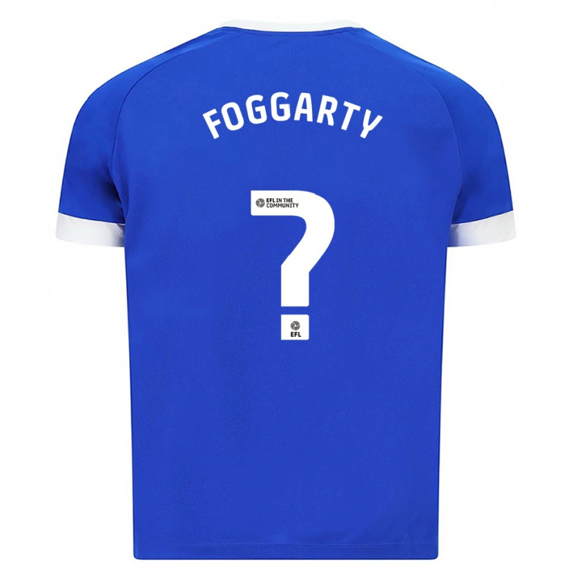 Danxen Criança Camisola Corey Foggarty #0 Azul Branco Principal 2025/26 Camisa Brasil