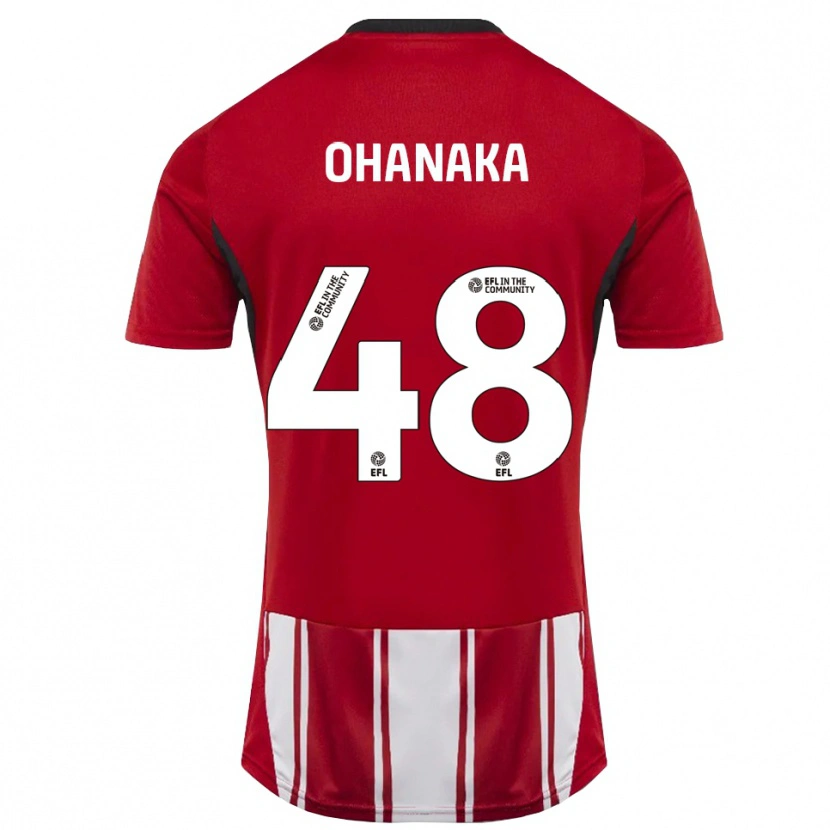Danxen Criança Camisola Santino Ohanaka #48 Vermelho Branco Preto Principal 2025/26 Camisa Brasil