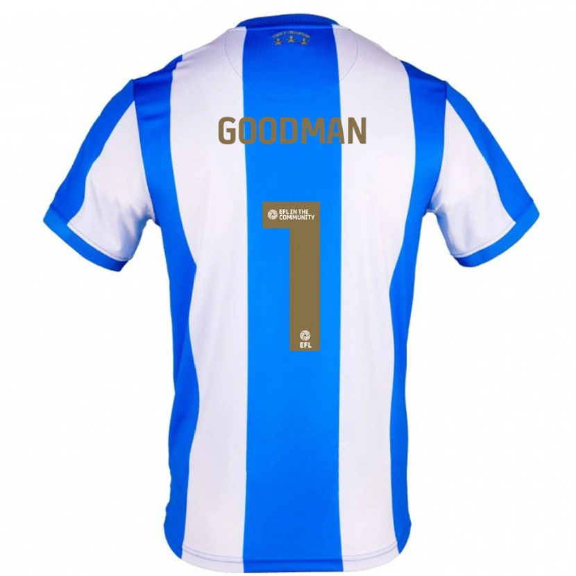 Danxen Criança Camisola Owen Goodman #1 Azul Branco Principal 2025/26 Camisa Brasil
