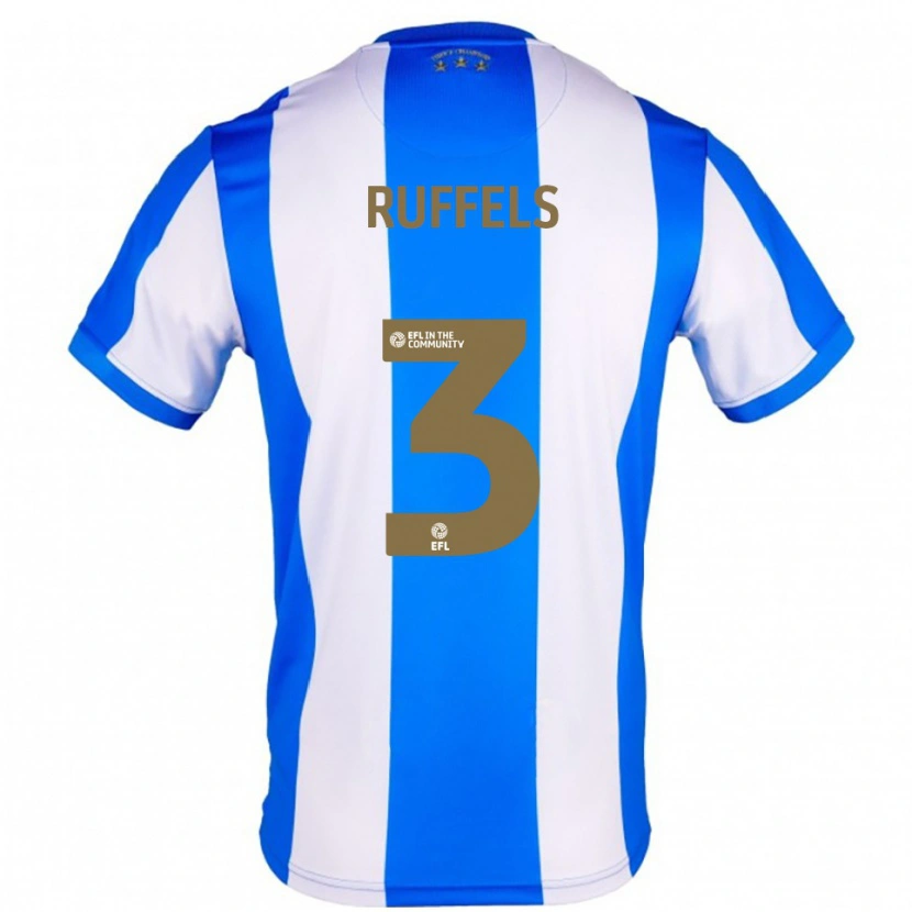 Danxen Criança Camisola Josh Ruffels #3 Azul Branco Principal 2025/26 Camisa Brasil