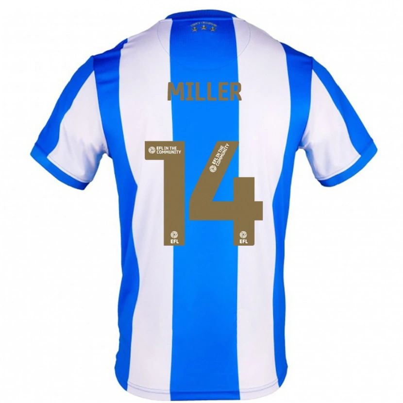 Danxen Criança Camisola Mickel Miller #14 Azul Branco Principal 2025/26 Camisa Brasil