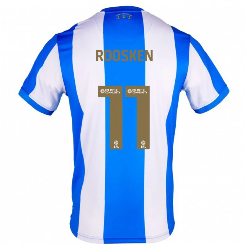 Danxen Criança Camisola Ruben Roosken #11 Azul Branco Principal 2025/26 Camisa Brasil