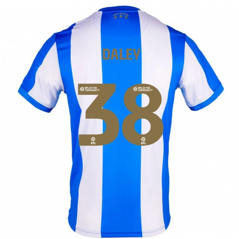 Danxen Criança Camisola Luke Daley #38 Azul Branco Principal 2025/26 Camisa Brasil