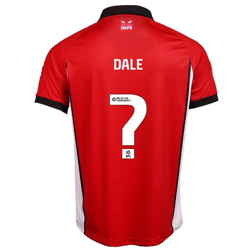 Danxen Criança Camisola Harry Dale #0 Vermelho Branco Principal 2025/26 Camisa Brasil