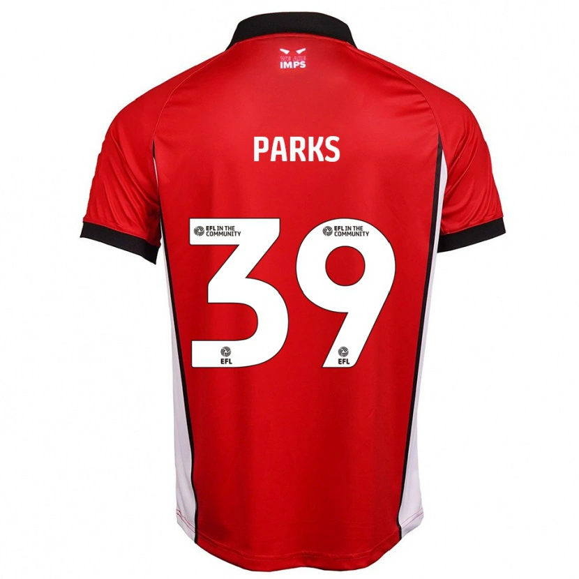 Danxen Criança Camisola Charlie Parks #39 Vermelho Branco Principal 2025/26 Camisa Brasil