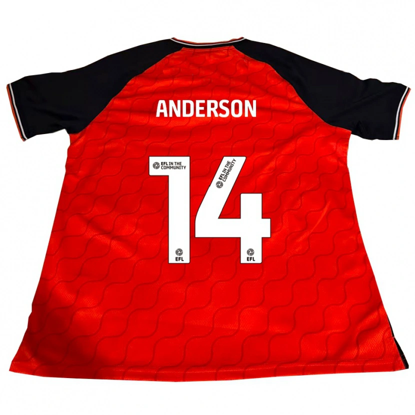 Danxen Criança Camisola Sam Anderson #14 Laranja Preto Branco Principal 2025/26 Camisa Brasil