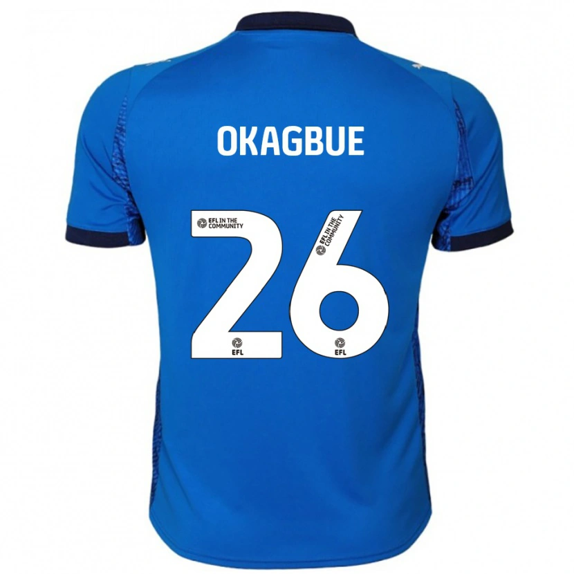 Danxen Criança Camisola David Okagbue #26 Azul Branco Principal 2025/26 Camisa Brasil