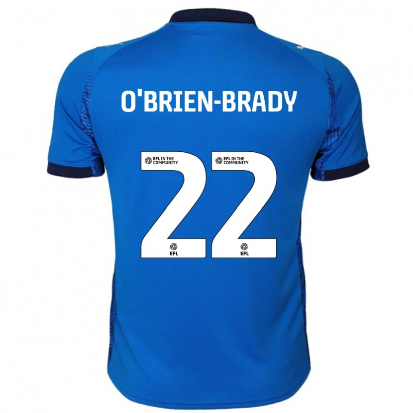 Danxen Criança Camisola Donay O'brien-Brady #22 Azul Branco Principal 2025/26 Camisa Brasil