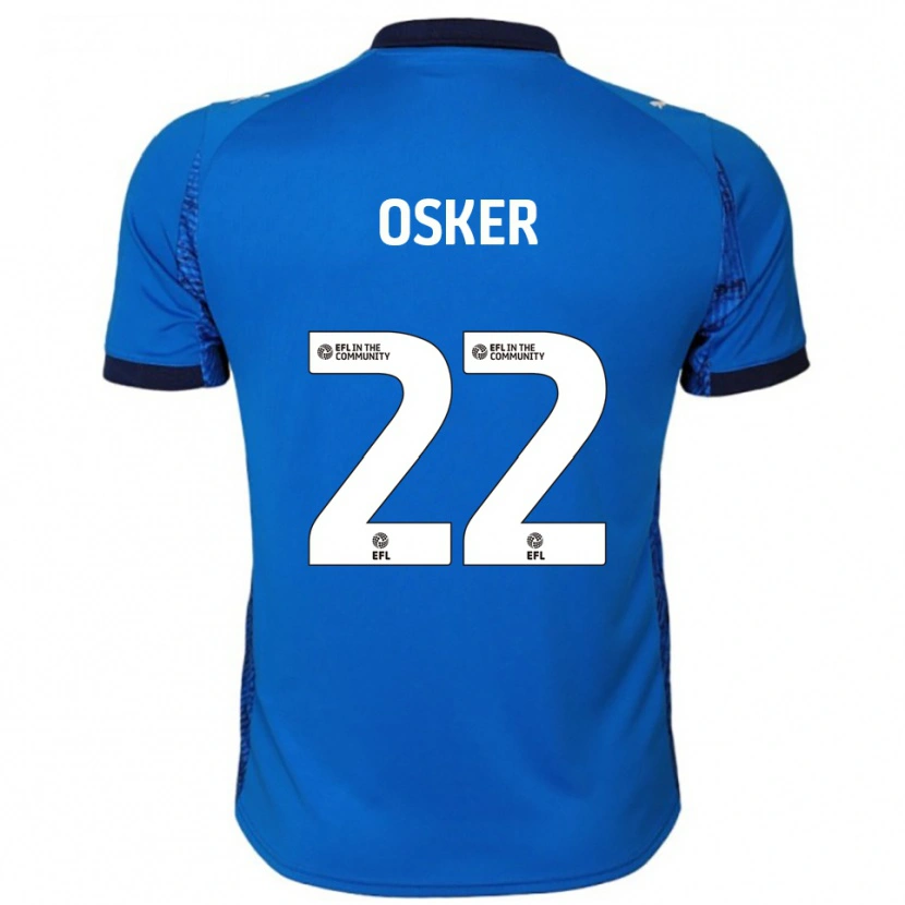 Danxen Criança Camisola Edyn Osker #22 Azul Branco Principal 2025/26 Camisa Brasil