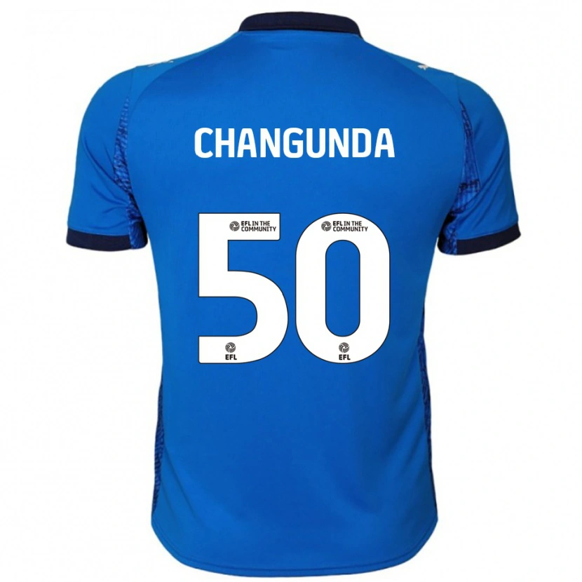 Danxen Criança Camisola Andre Changunda #50 Azul Branco Principal 2025/26 Camisa Brasil