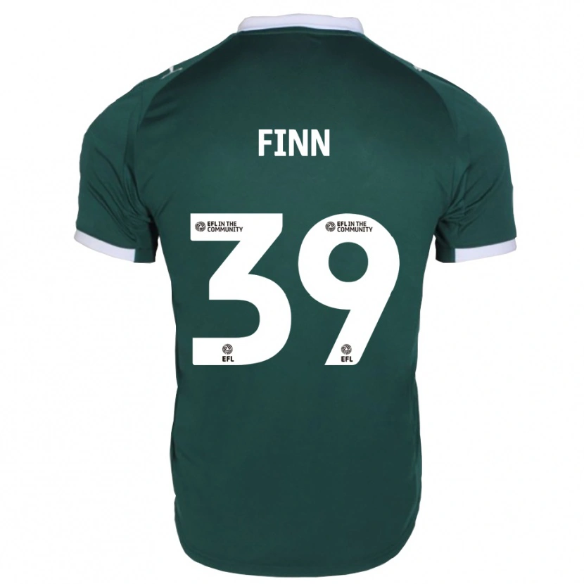 Danxen Criança Camisola Tegan Finn #39 Verde Branco Principal 2025/26 Camisa Brasil
