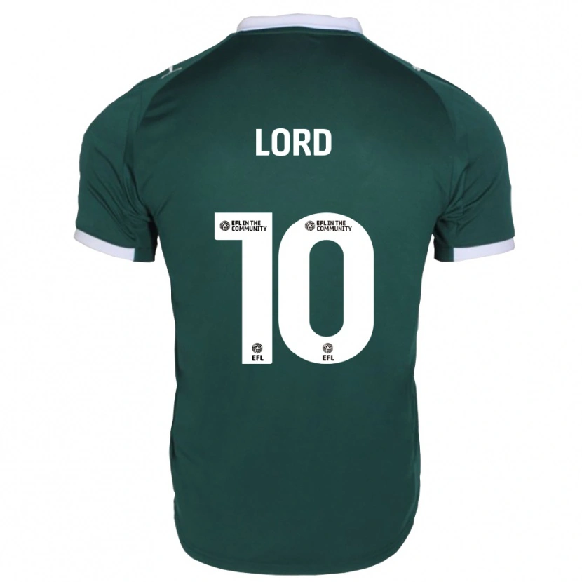 Danxen Criança Camisola Sam Lord #10 Verde Branco Principal 2025/26 Camisa Brasil