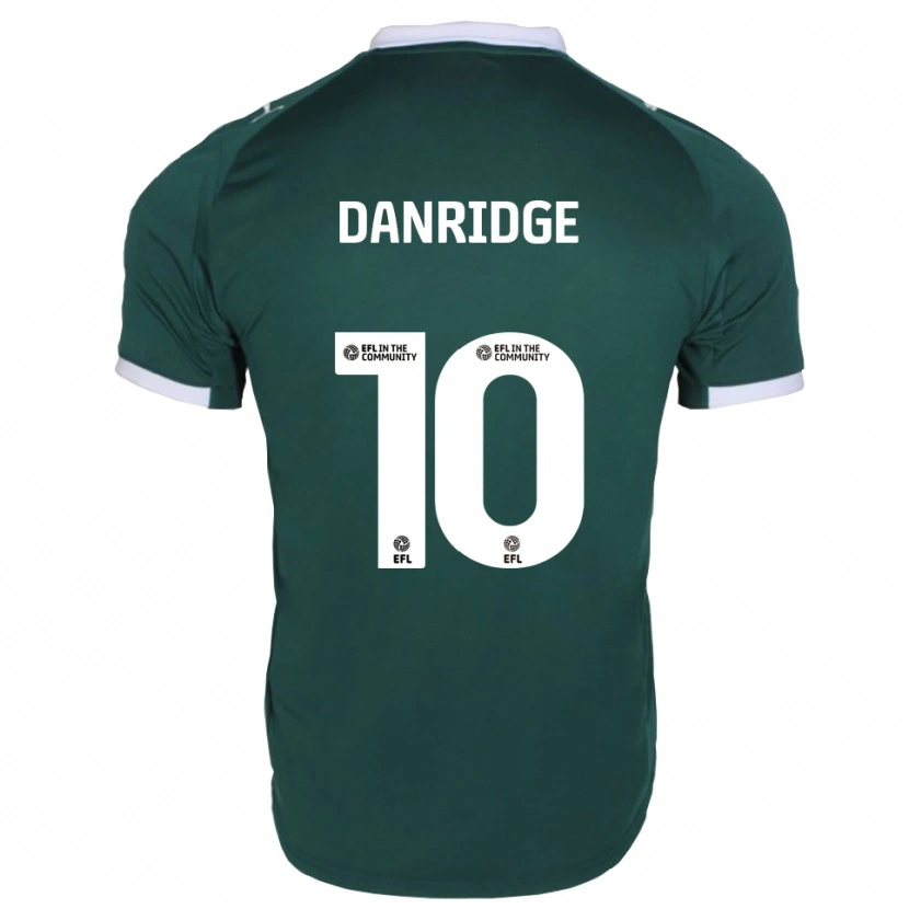 Danxen Criança Camisola Rebecca Danridge #10 Verde Branco Principal 2025/26 Camisa Brasil