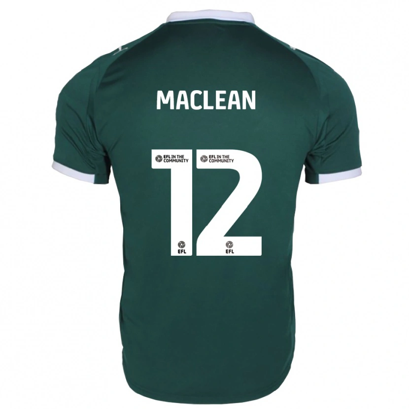 Danxen Criança Camisola Toby Maclean #12 Verde Branco Principal 2025/26 Camisa Brasil