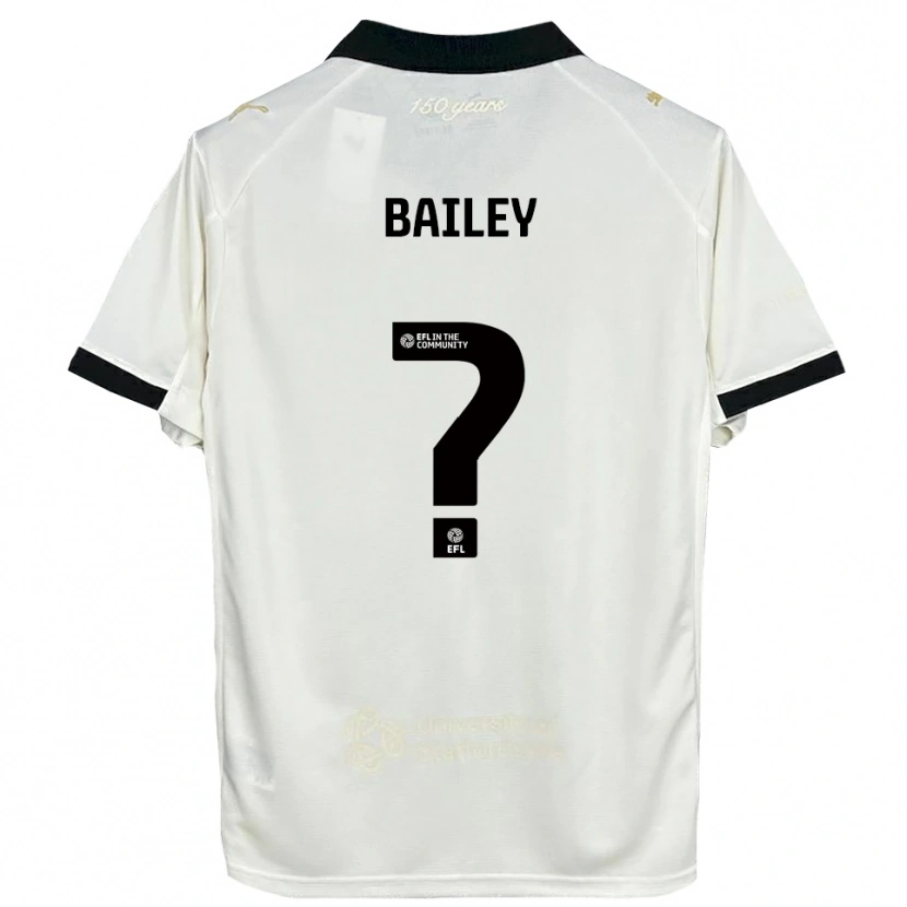 Danxen Criança Camisola Hollie Bailey #0 Branco Sujo Preto Principal 2025/26 Camisa Brasil