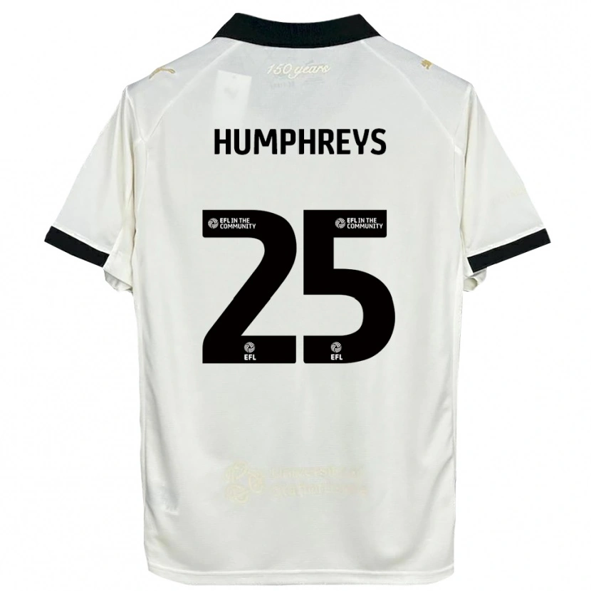 Danxen Criança Camisola Cameron Humphreys #25 Branco Sujo Preto Principal 2025/26 Camisa Brasil