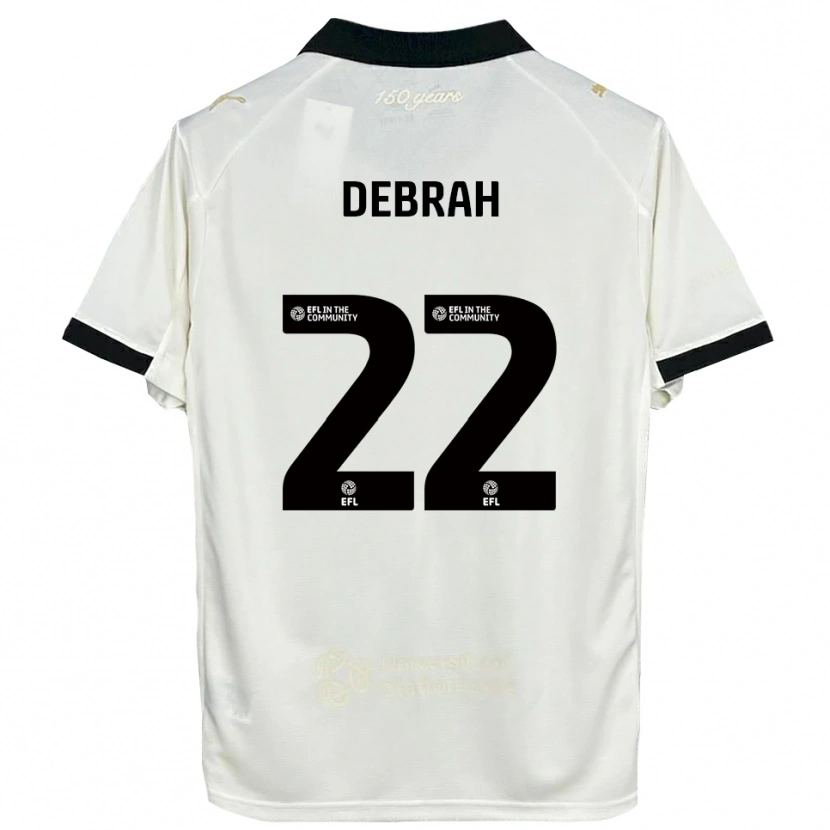 Danxen Criança Camisola Jesse Debrah #22 Branco Sujo Preto Principal 2025/26 Camisa Brasil