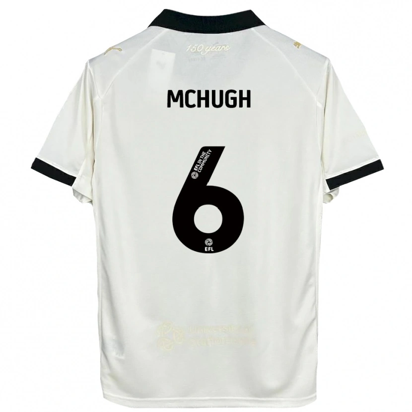 Danxen Criança Camisola Sian Mchugh #6 Branco Sujo Preto Principal 2025/26 Camisa Brasil
