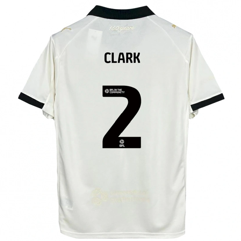 Danxen Criança Camisola Mitch Clark #2 Branco Sujo Preto Principal 2025/26 Camisa Brasil