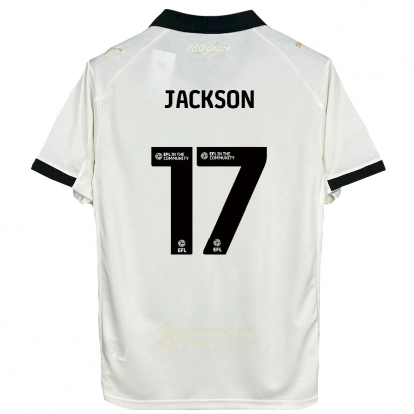 Danxen Criança Camisola Freya Jackson #17 Branco Sujo Preto Principal 2025/26 Camisa Brasil