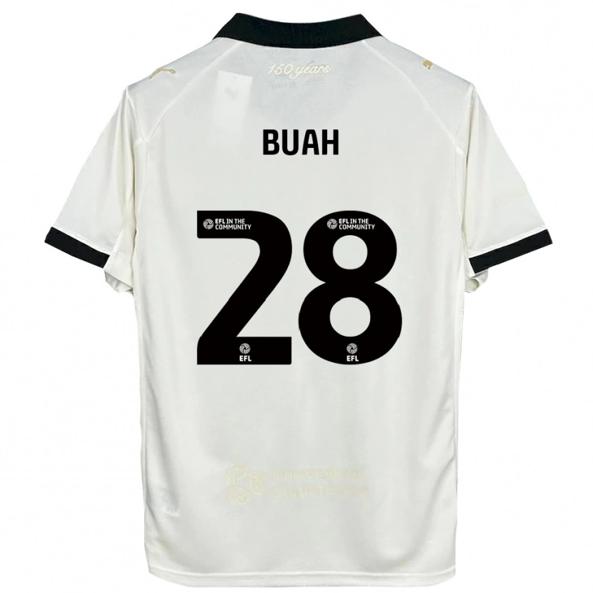 Danxen Criança Camisola Andrew Buah #28 Branco Sujo Preto Principal 2025/26 Camisa Brasil