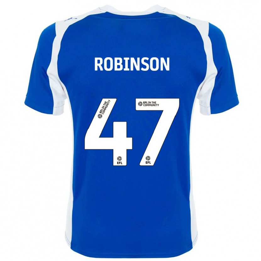 Danxen Criança Camisola Josh Robinson #47 Azul Branco Principal 2025/26 Camisa Brasil