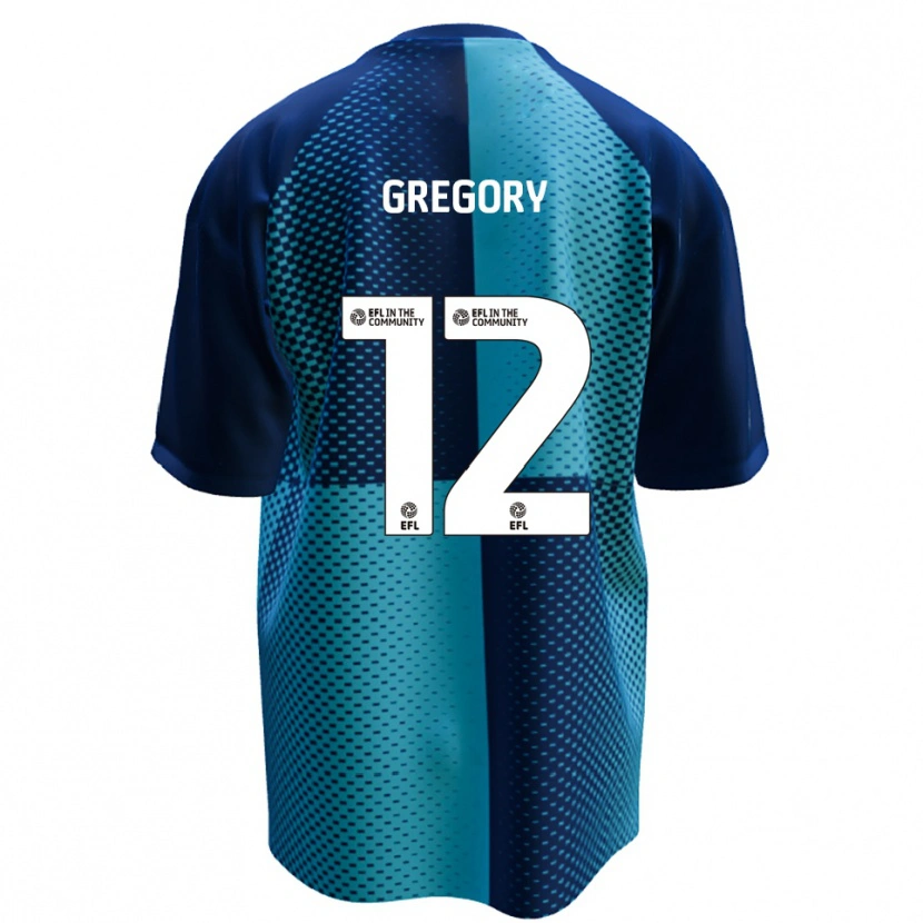 Danxen Criança Camisola Arthur Gregory #12 Azul Azul Celeste Principal 2025/26 Camisa Brasil