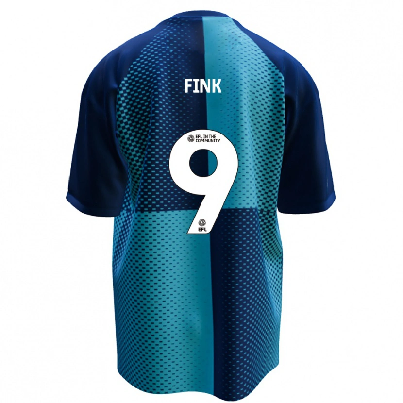 Danxen Criança Camisola Bradley Fink #9 Azul Azul Celeste Principal 2025/26 Camisa Brasil