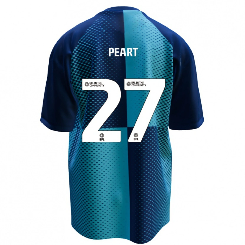 Danxen Criança Camisola Brody Peart #27 Azul Azul Celeste Principal 2025/26 Camisa Brasil
