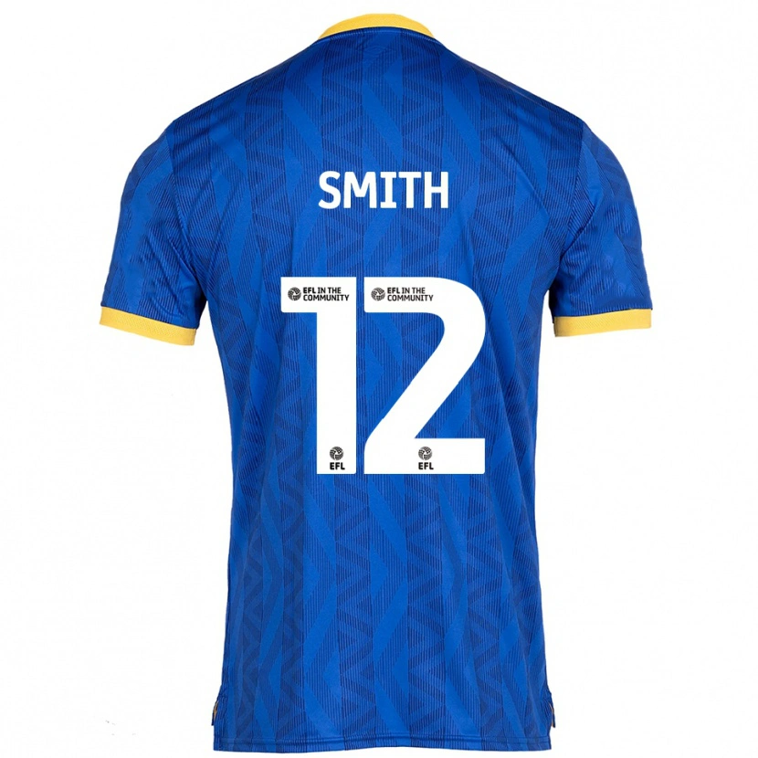 Danxen Criança Camisola Alistair Smith #12 Azul Marinho Amarelo Principal 2025/26 Camisa Brasil