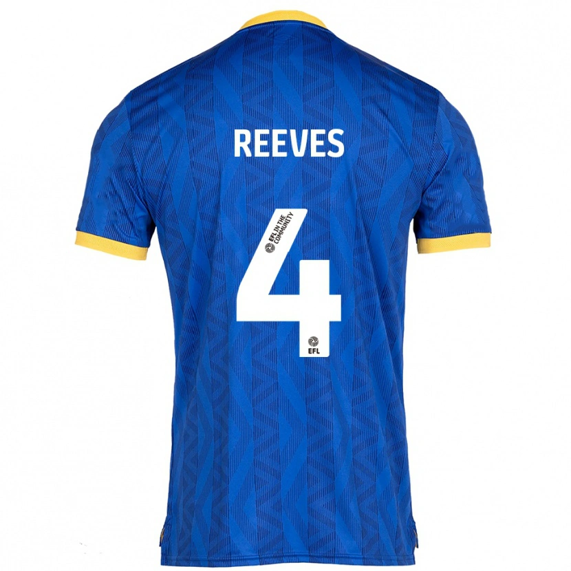 Danxen Criança Camisola Jake Reeves #4 Azul Marinho Amarelo Principal 2025/26 Camisa Brasil