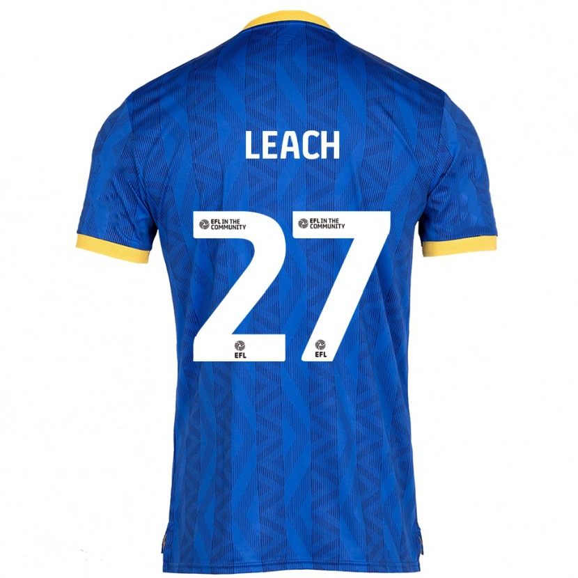 Danxen Criança Camisola Ed Leach #27 Azul Marinho Amarelo Principal 2025/26 Camisa Brasil