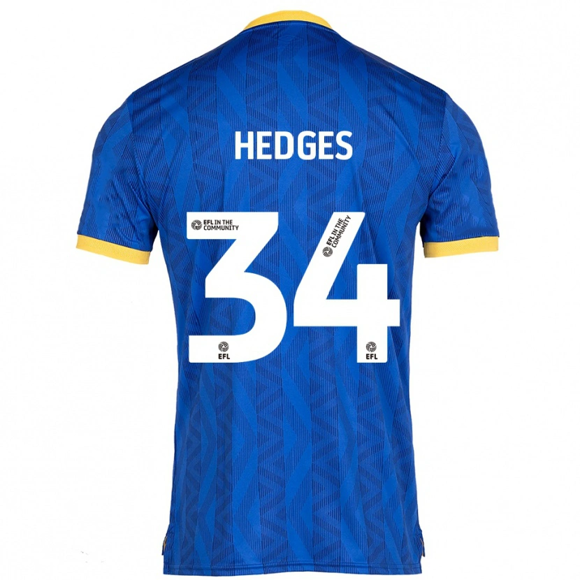 Danxen Criança Camisola Harry Hedges #34 Azul Marinho Amarelo Principal 2025/26 Camisa Brasil