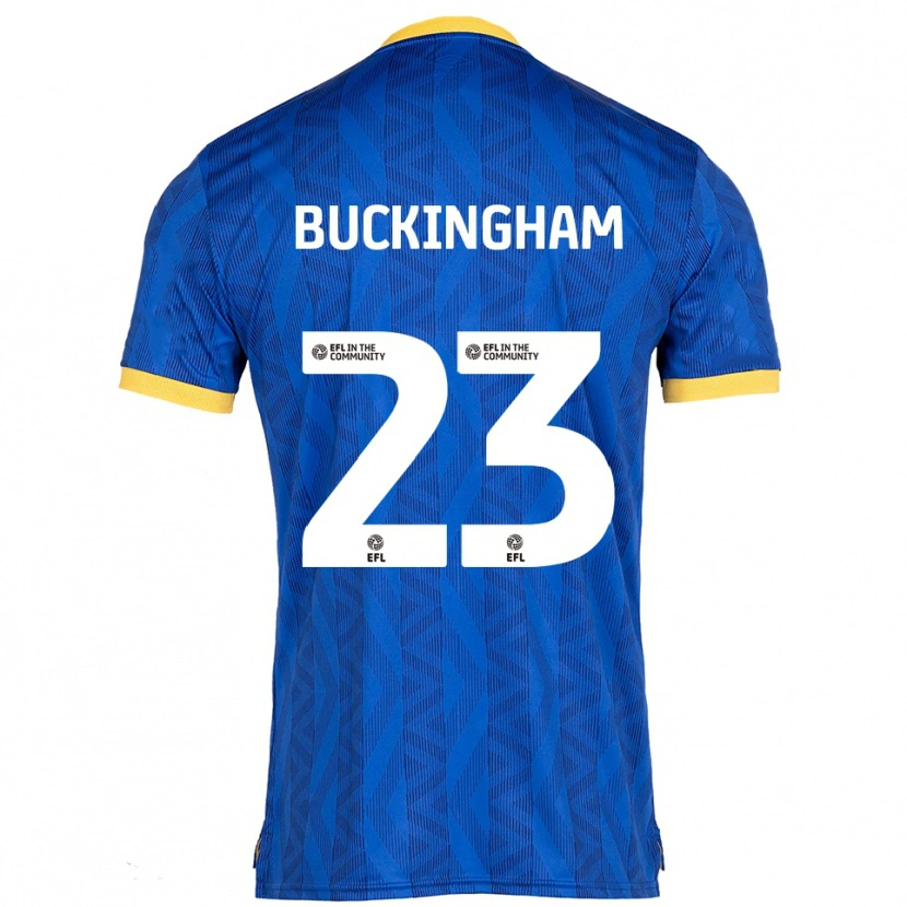 Danxen Criança Camisola Kaylee Buckingham #23 Azul Marinho Amarelo Principal 2025/26 Camisa Brasil