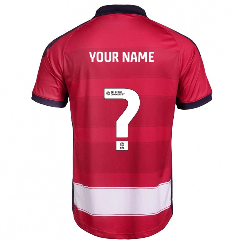 Danxen Criança Camisola Seu Nome #0 Vermelho Branco Principal 2025/26 Camisa Brasil